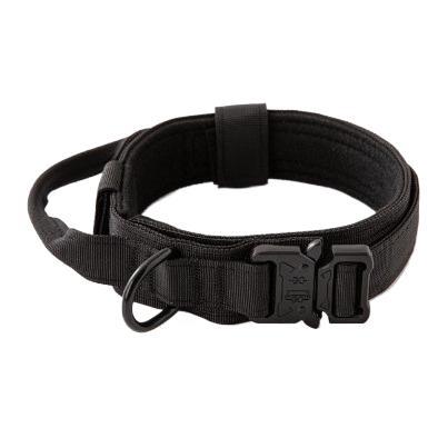 Tactical Dog Collar & Leash – Adjustable Nylon Set for Large Dogs