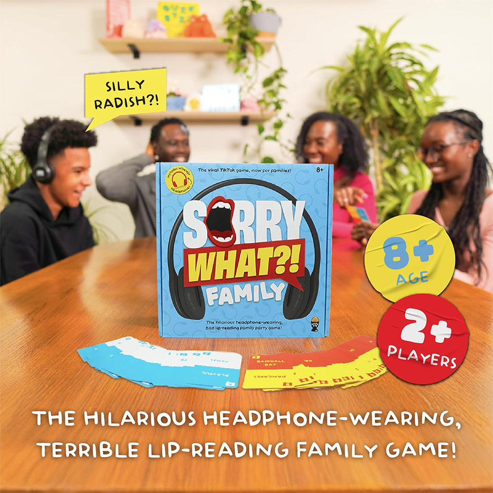 Lip Reading Party Card Game – Family Fun Edition