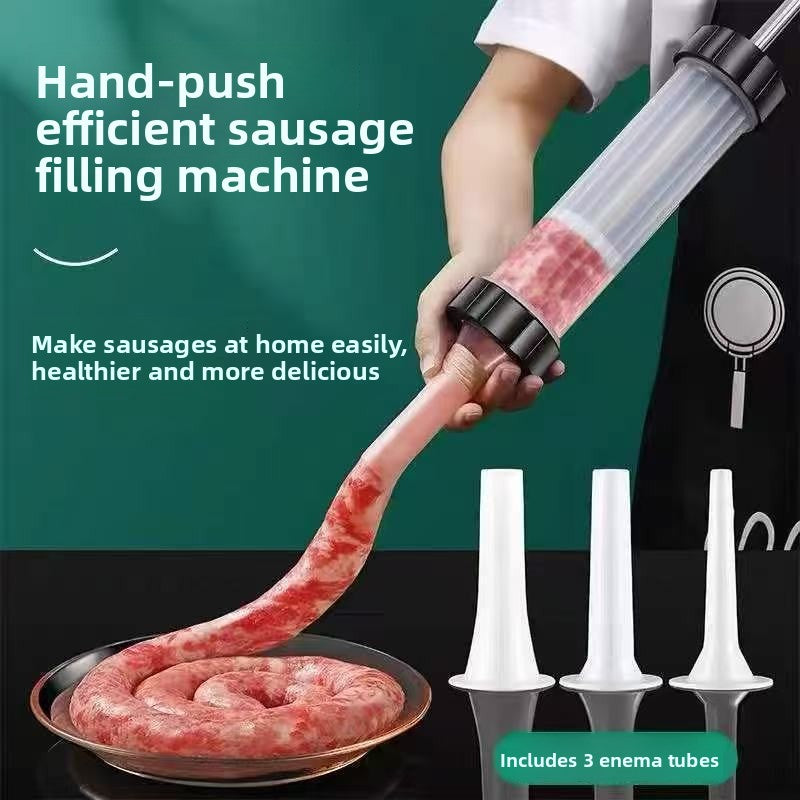 Manual Sausage Stuffer – Safe, Compact, and Versatile
