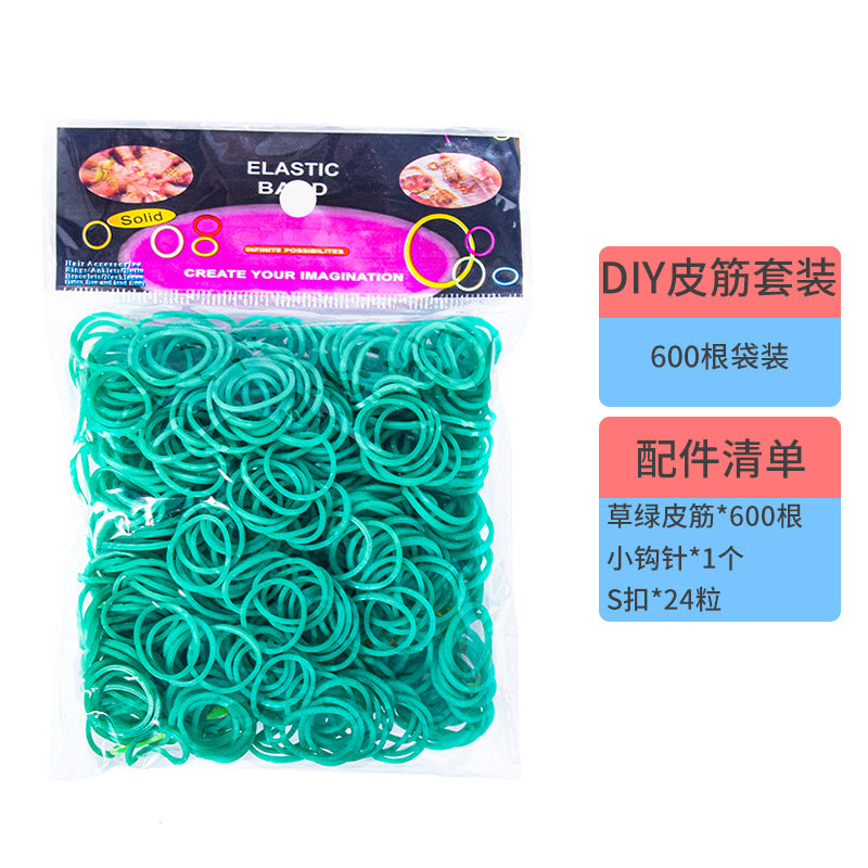 DIY Rubber Band Bracelet Kit – Colorful Weaving Craft Set for Kids