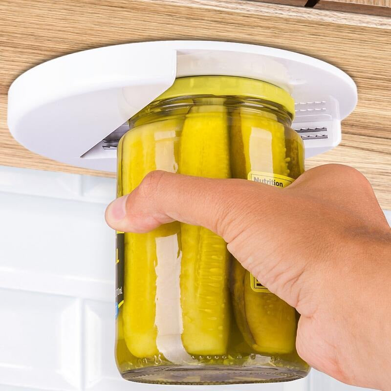 Under-Cabinet Can Opener – Easy Twist Jar Opener