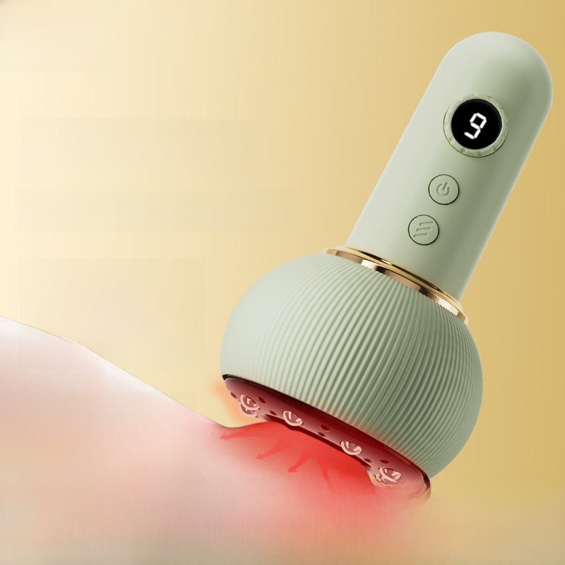 Electric cupping and scraping device for removing dampness