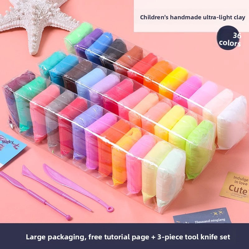 Kids Ultra-Light Clay Modeling Kit – Soft DIY Craft Clay with Sculpting Tools