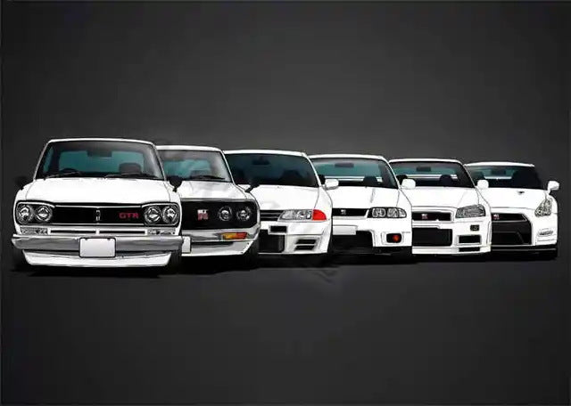 Sports Cars Frameless Canvas Wall Art – Waterproof High-Definition Inkjet Painting