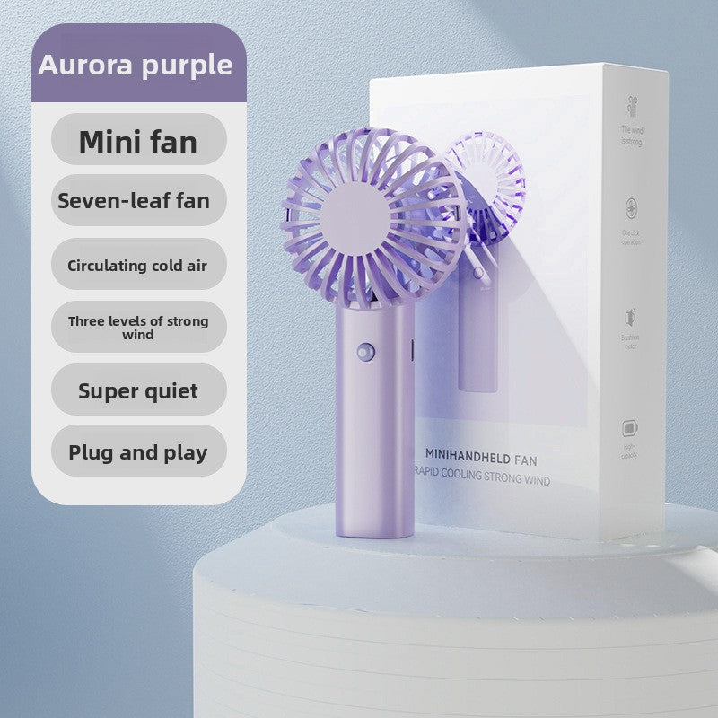 Mini Portable Fan – USB Rechargeable Pocket Cooling Fan