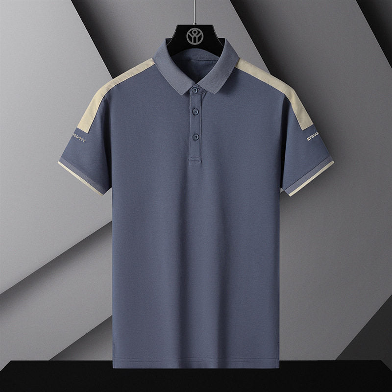 Men’s Slim Fit Cotton Blend Polo Shirt – Lightweight Short Sleeve Summer Top