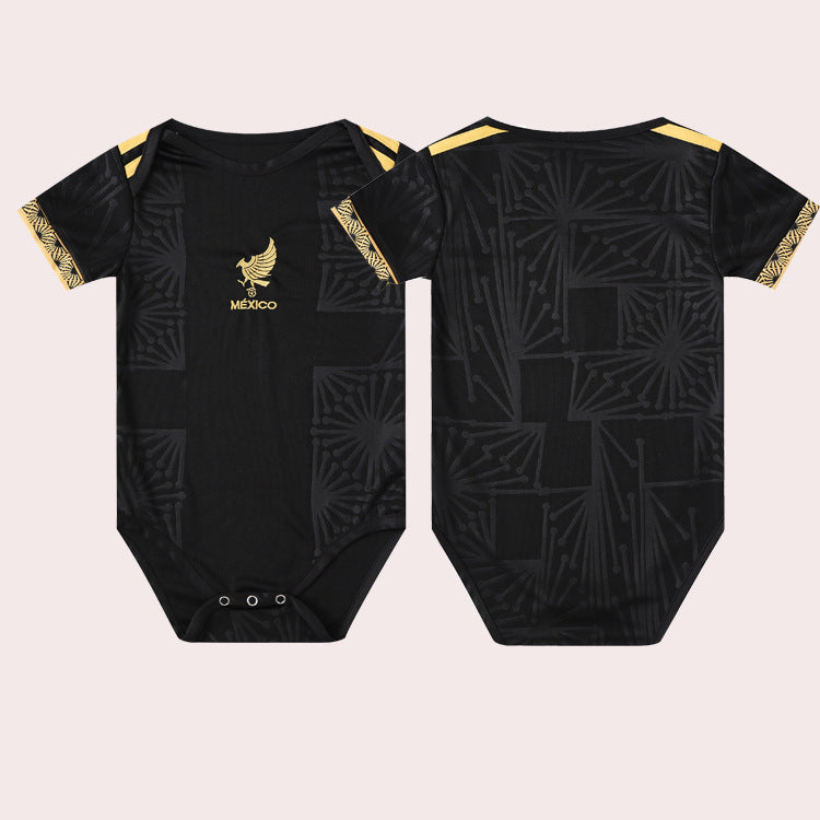 Bamboo Fiber Baby Football Jumpsuit – Soft Breathable Sports-Themed Romper (5–18 Months)