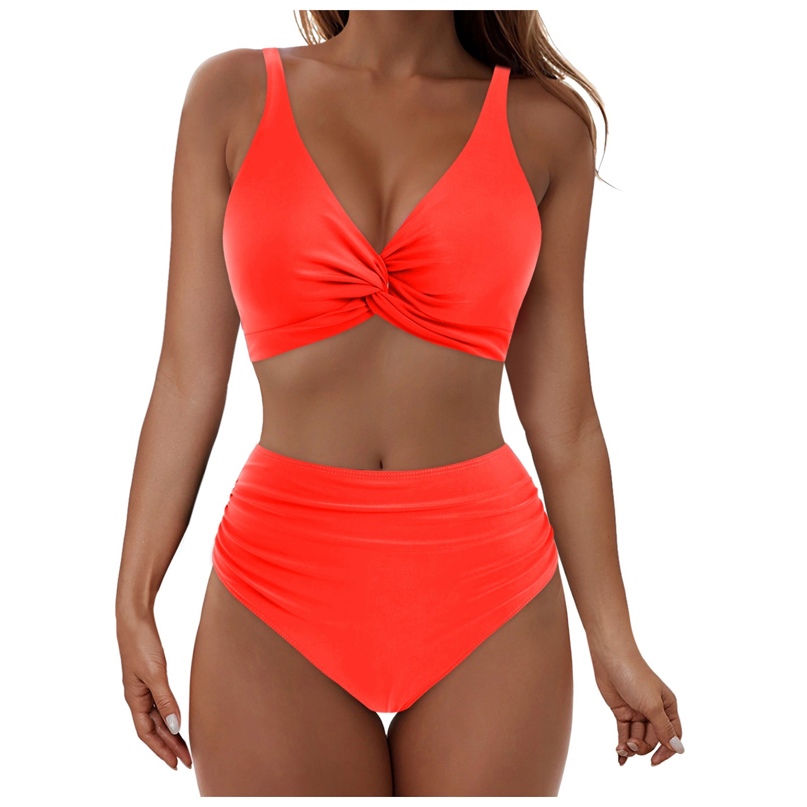 Women’s Two-Piece Swimsuit Set – Stretch Bikini with Built-In Padding
