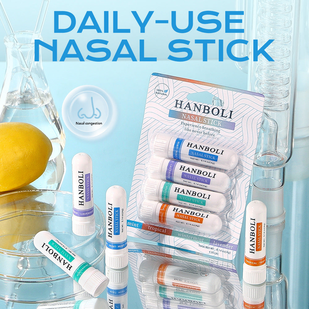 Refreshing Nasal Inhaler Stick – Portable Aromatherapy Booster
