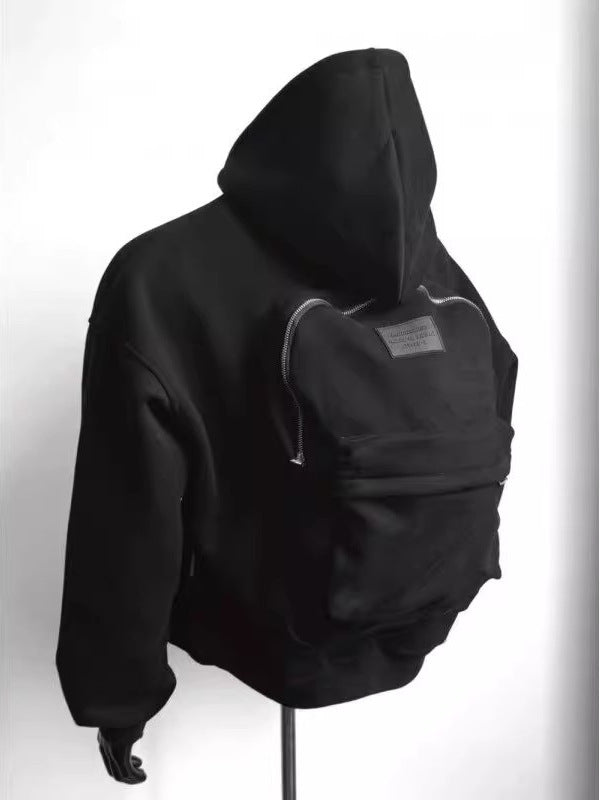 Heavyweight Hooded Sweatshirt – Boxy Loose-Fit Pullover
