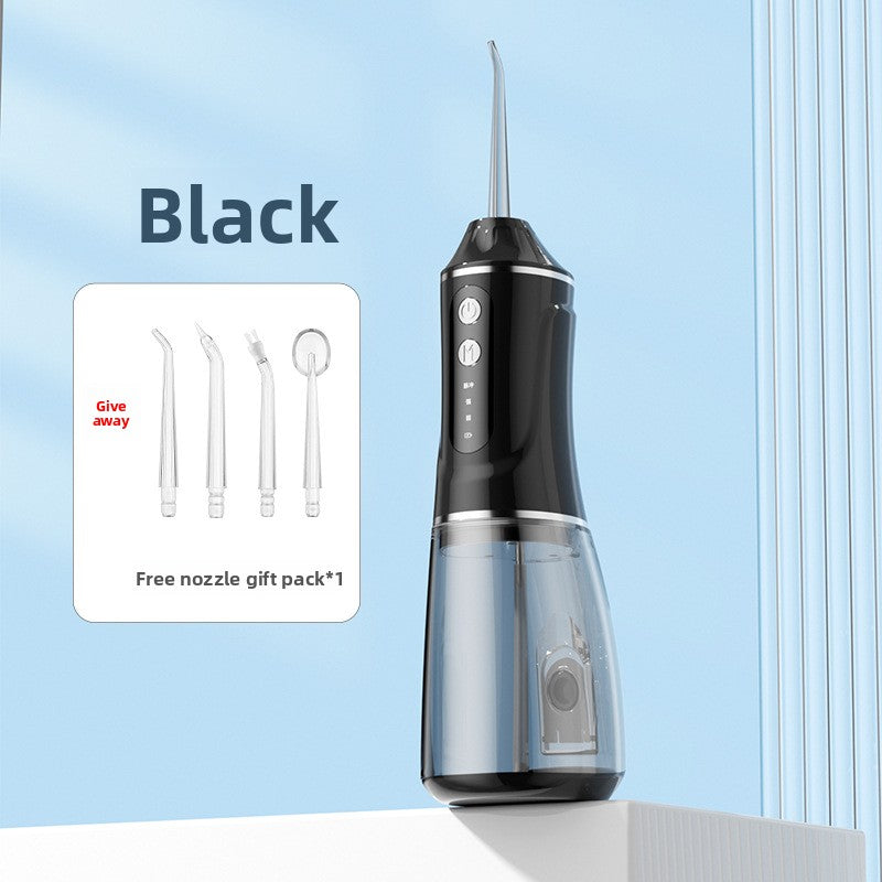Portable Electric Dental Irrigator – Waterproof Cordless Water Flosser (300–400ml)