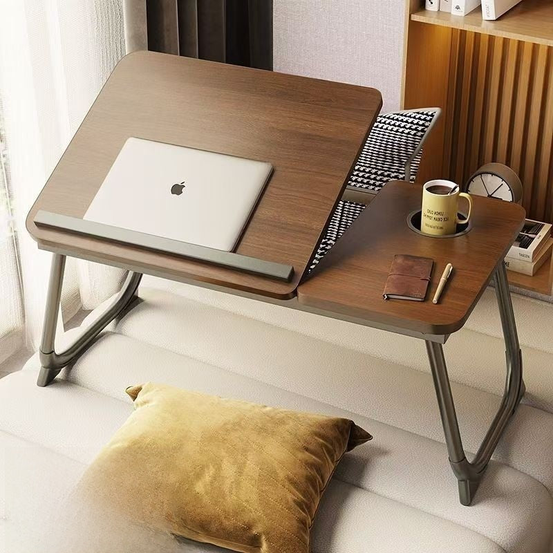 Foldable Adjustable Bed Table – Modern Laptop Desk for Bed & Sofa