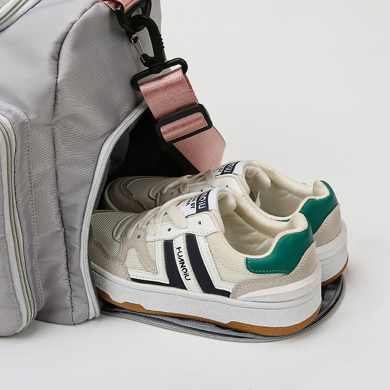 Waterproof Gym & Travel Duffel Bag – Wet Dry Separation with Shoe Compartment