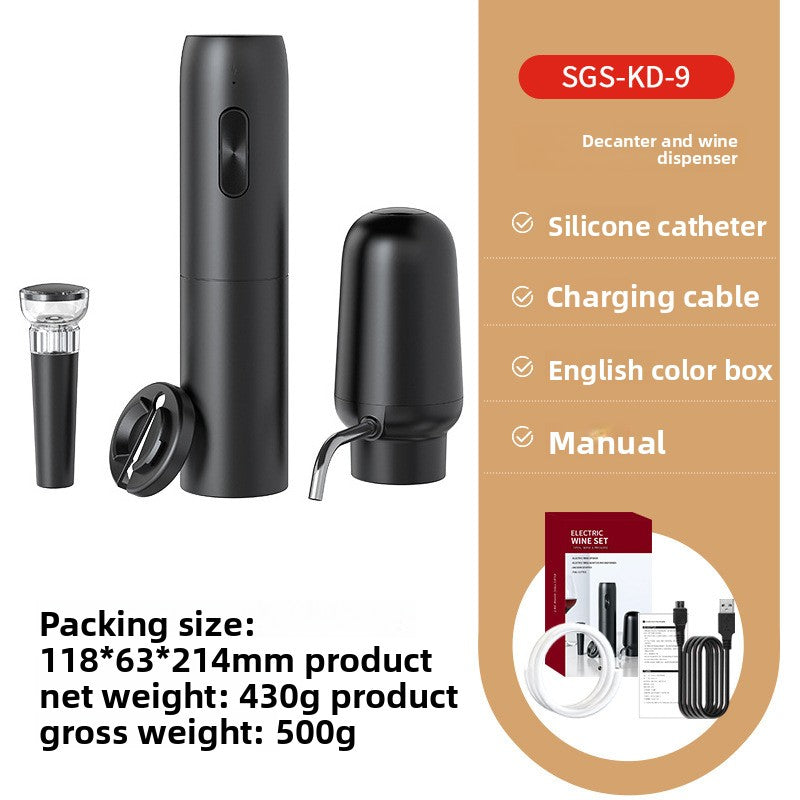 USB Rechargeable Wine Aerator – Fast, Portable, and Multifunctional
