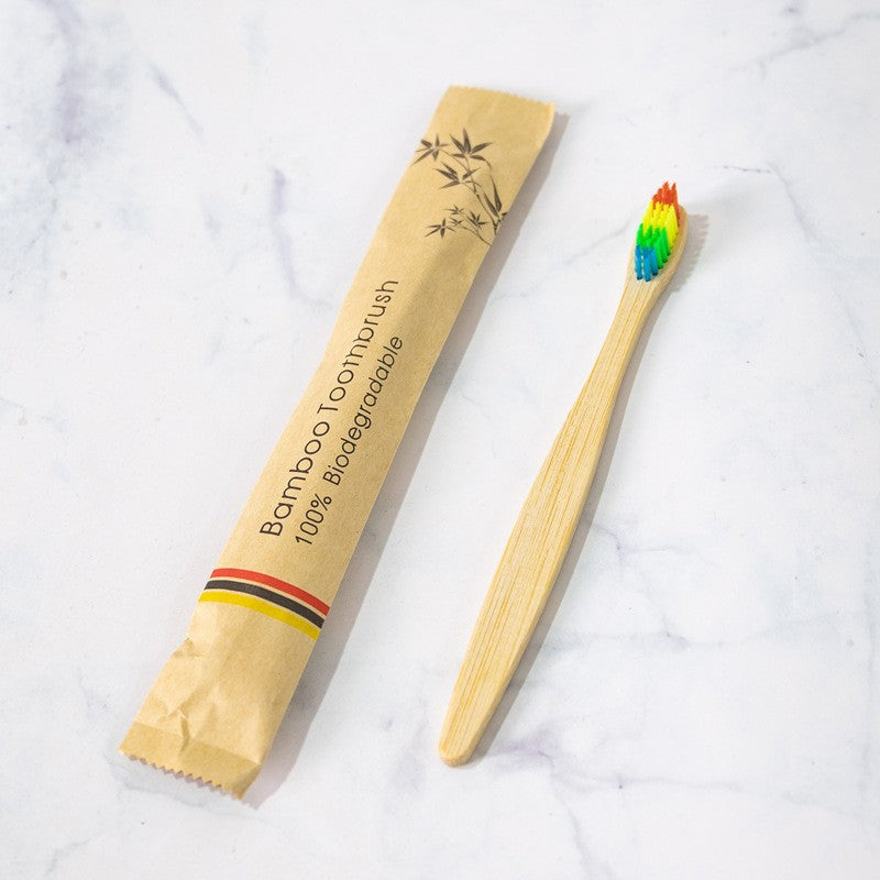 Bamboo Toothbrush – Eco-Friendly Soft Bristle Biodegradable Toothbrush