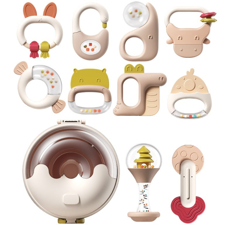 Baby Rattle Teether Set – Safe, Educational & Gift-Ready (0–3 Years)