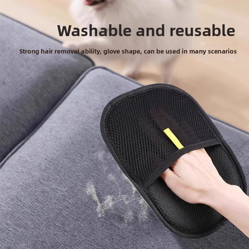 Pet Hair Removal Glove – Reusable Static Fur Remover for Furniture & Clothing