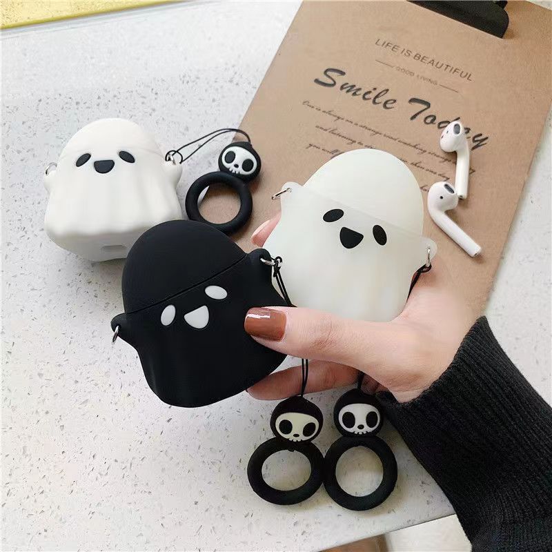 3D Cartoon AirPods Case – Full Coverage Silicone Protective Cover