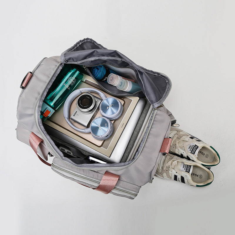 Waterproof Gym & Travel Duffel Bag – Wet Dry Separation with Shoe Compartment