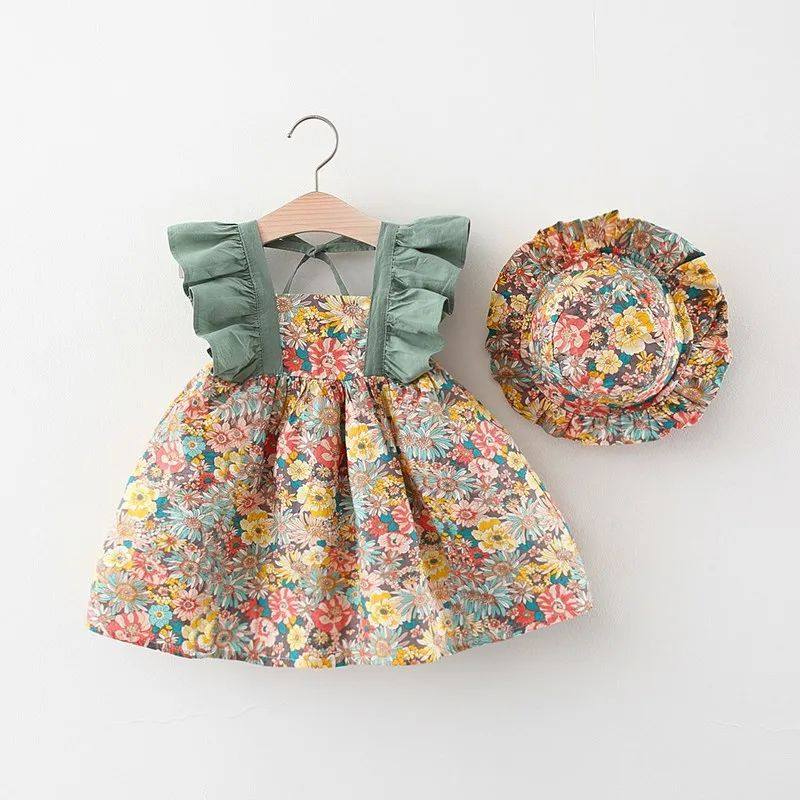 100% Cotton Baby Princess Dress – Elegant Toddler Party & Wedding Outf – AllWays Shop