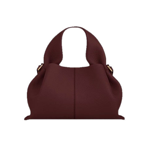 Genuine Leather Dumpling Cloud Bag – Versatile Crossbody & Shoulder Handbag