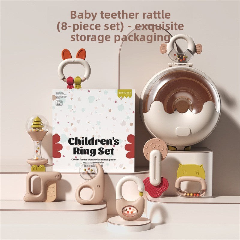 Baby Rattle Teether Set – Safe, Educational & Gift-Ready (0–3 Years)