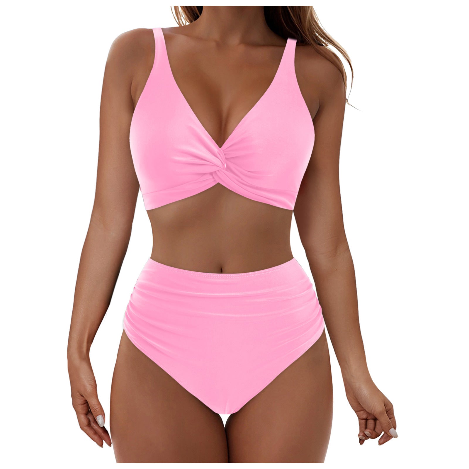 Women’s Two-Piece Swimsuit Set – Stretch Bikini with Built-In Padding