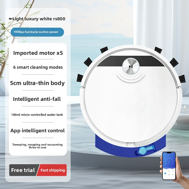 Smart Robot Vacuum & Mop – Intelligent Sweeping and Mopping Cleaning Robot with App & Voice Control