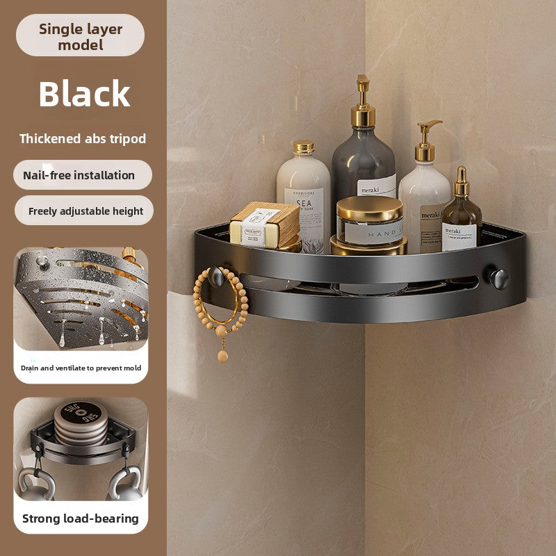 Bathroom Corner Shelf – No-Drill Multi-Layer Storage Rack
