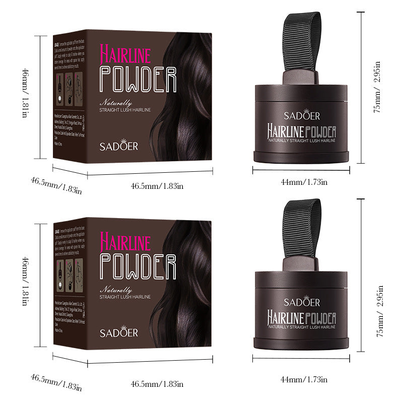 Hairline Contour Powder – Long-Lasting Waterproof Hair Filling Shadow