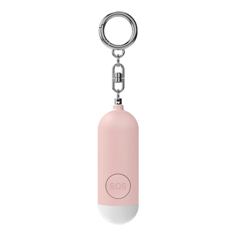 Personal Safety Alarm – Rechargeable Keychain Security Alarm with LED Light