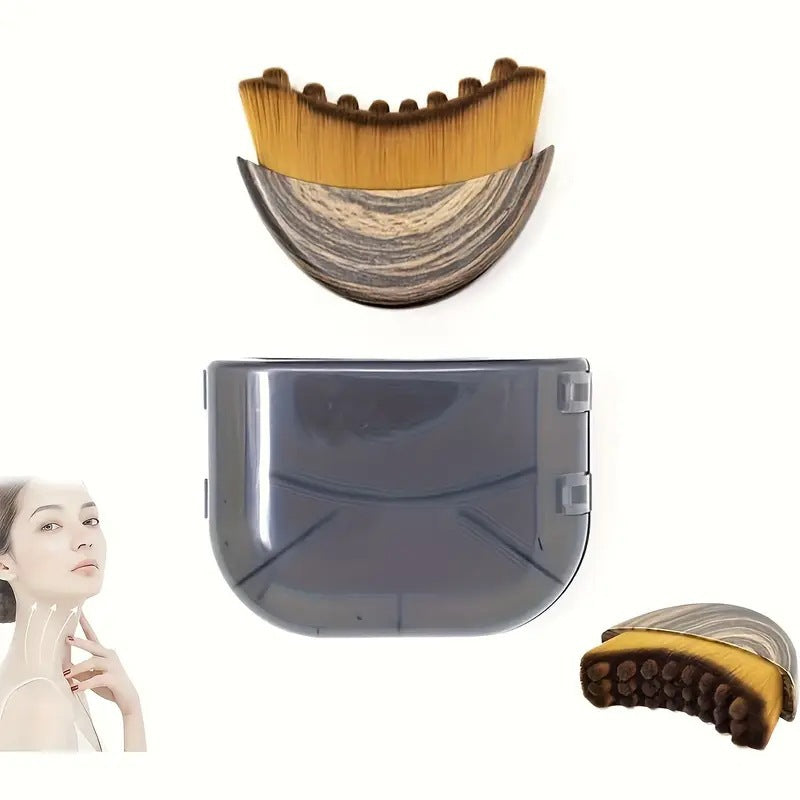 Lymphatic Facial Massage Brush – Contour & Deep Cleansing Skincare Tool