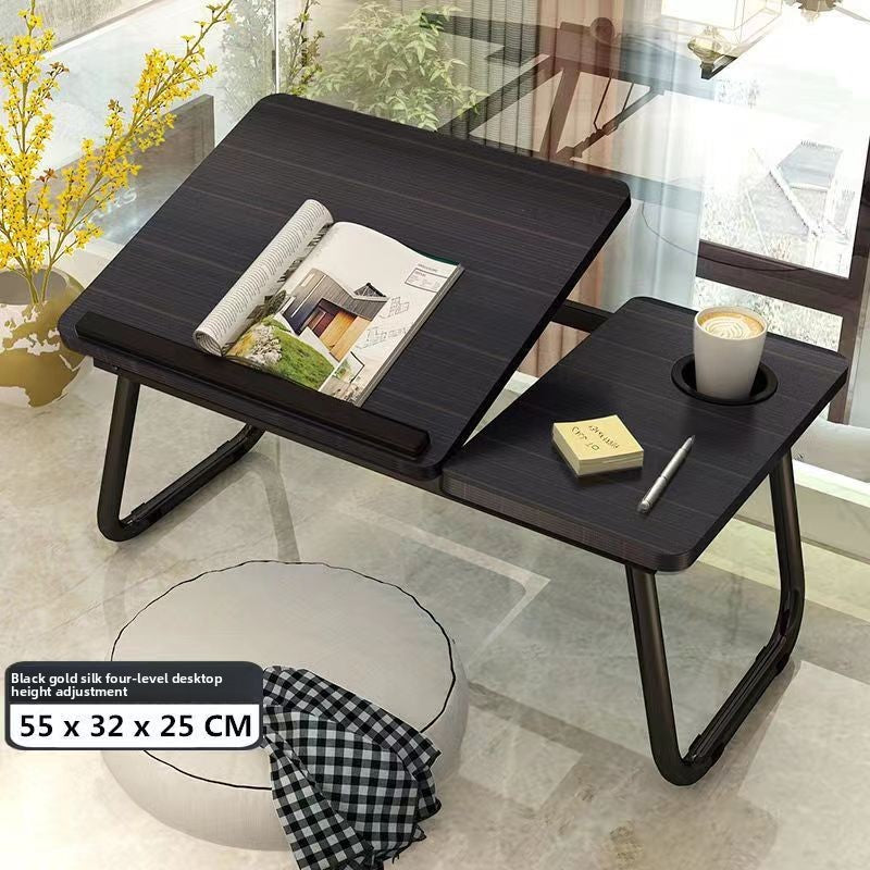 Foldable Adjustable Bed Table – Modern Laptop Desk for Bed & Sofa