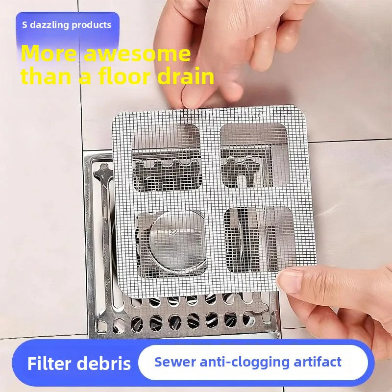 Drain Filter Stickers – Self-Adhesive Anti-Clogging Mesh (2 Pack) Overview