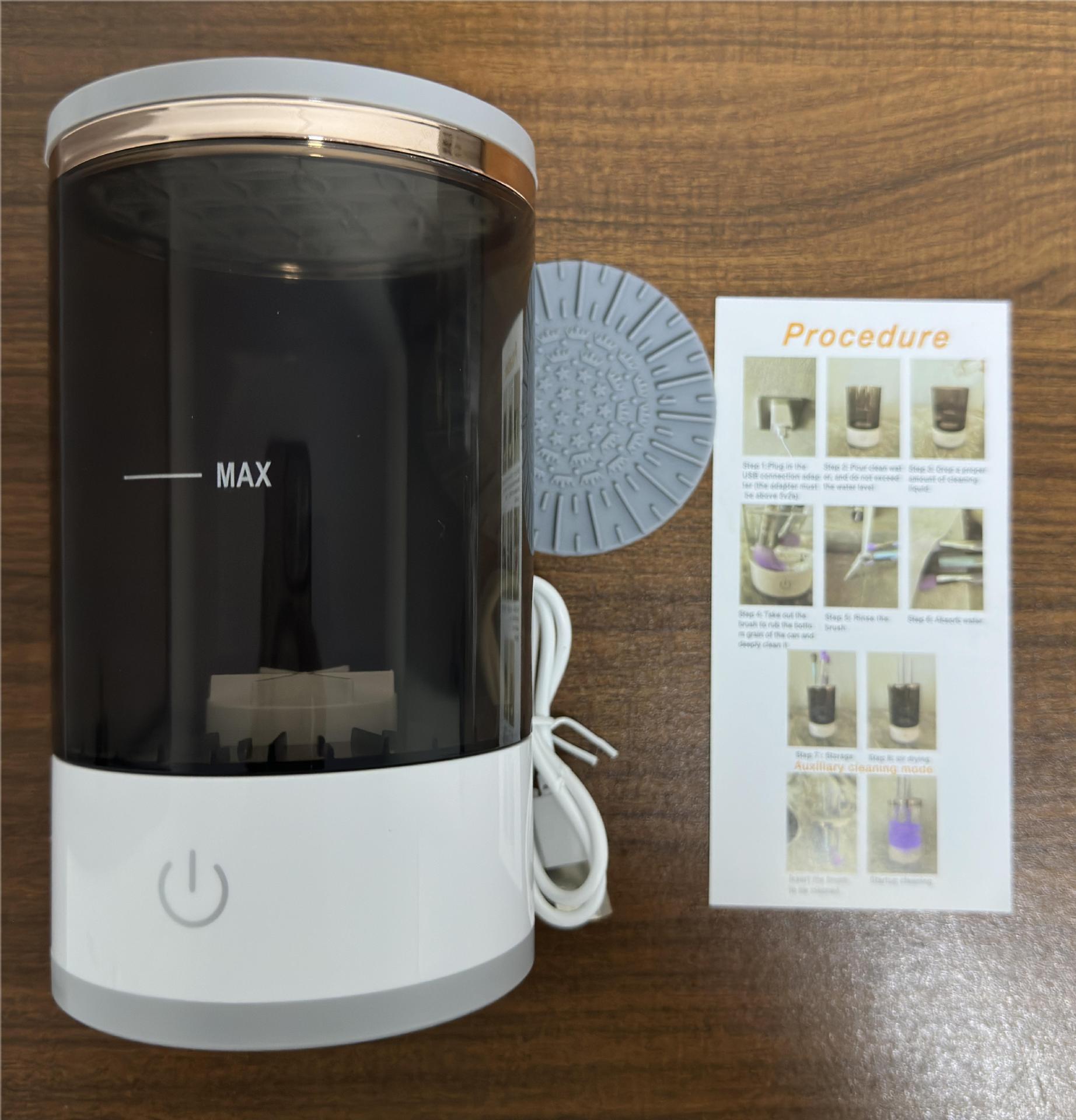 Ultrasonic Makeup Brush Cleaner – UV Sterilizing Beauty Tool