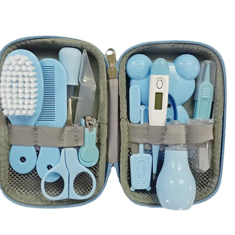 13-Piece Baby Grooming Kit – Portable Nail Care & Hygiene Set for Kids