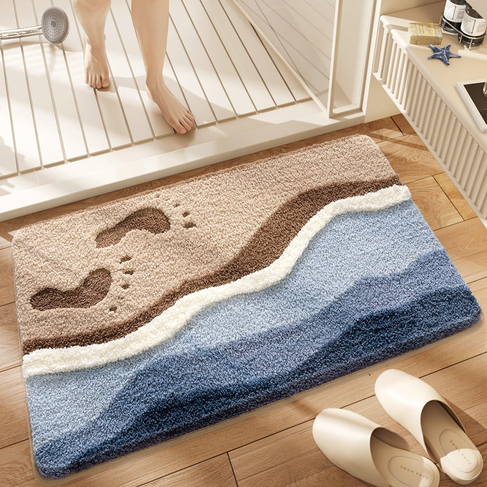 Quick-Dry Floor Mat – Non-Slip Absorbent Soft Rug for Bathroom & Home