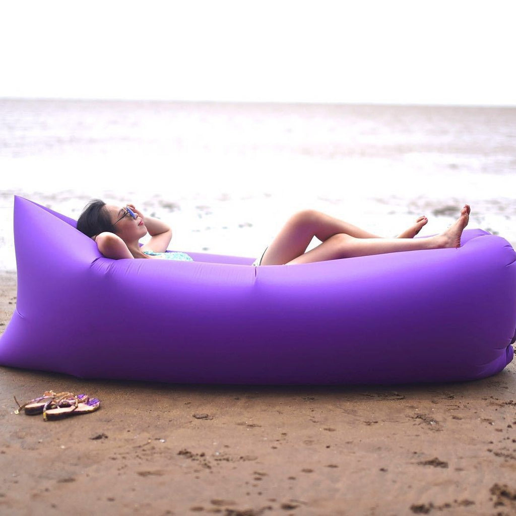 Ultra-Light Inflatable Sofa Bed – Portable Air Lounger Sleeping Bag