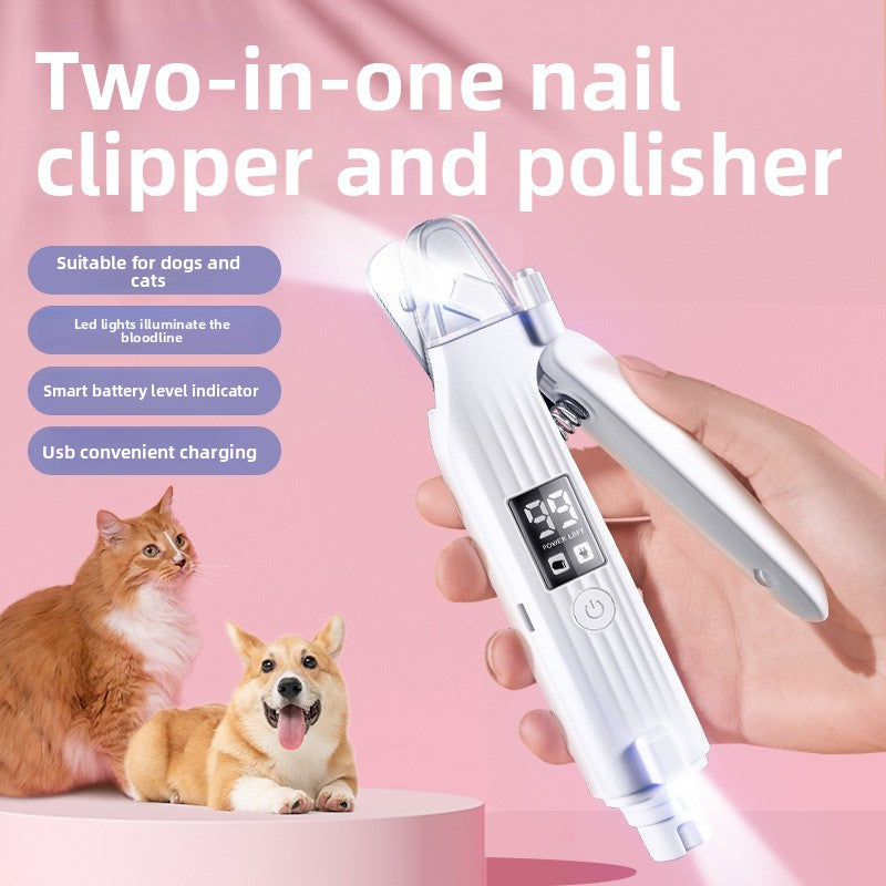 2-in-1 Pet Nail Grinder – Clipping & Grinding