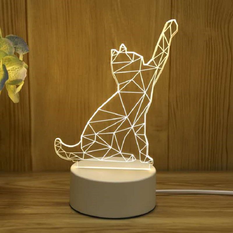 Smart Voice Control 3D LED Night Light