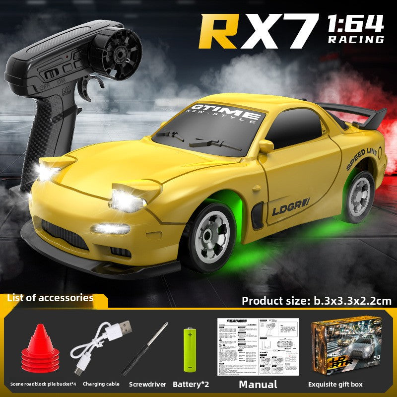 Scale 4WD Drift Remote Control Car with LED Lights