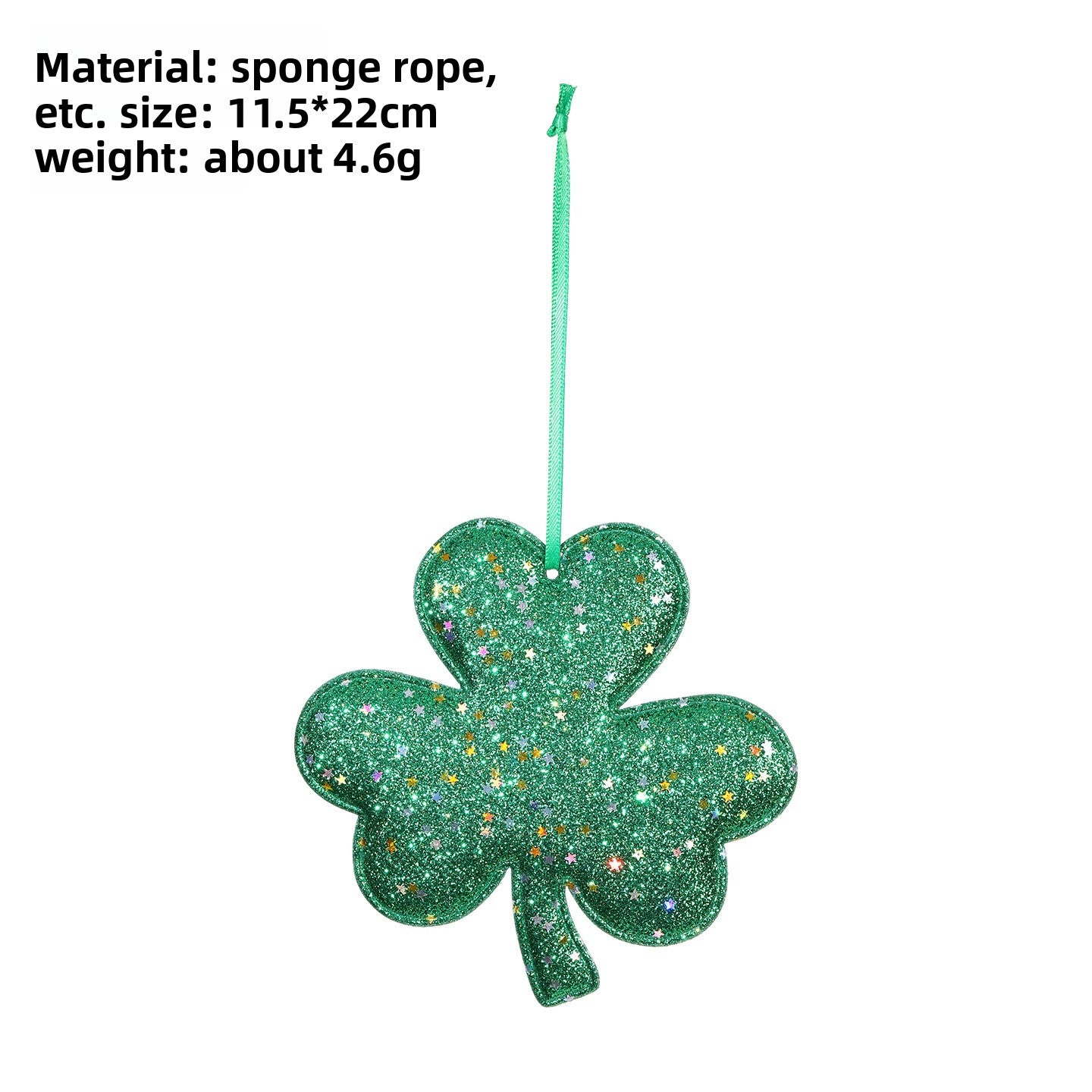 St. Patrick’s Day Clover Hanging Decoration – Festive Holiday Party Pendant