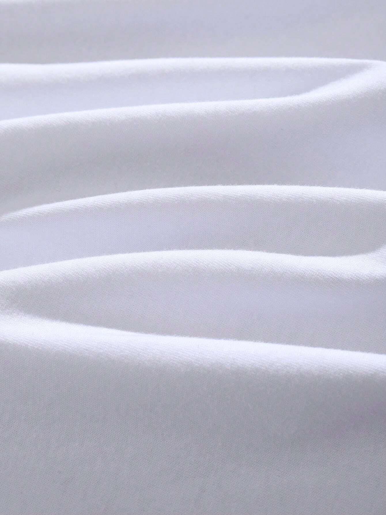 100% Cotton Graphic Print T-Shirt – Casual Loose Fit Round Neck Short Sleeve Tee