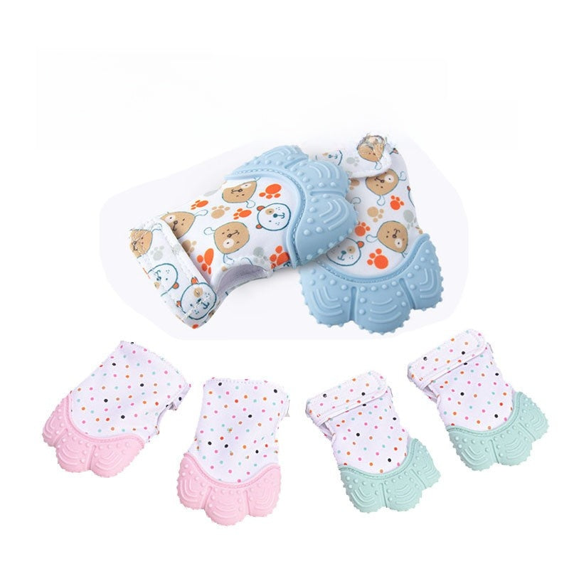Silicone Baby Teething Glove – BPA-Free Food-Grade Teether Mitten (3–36 Months)