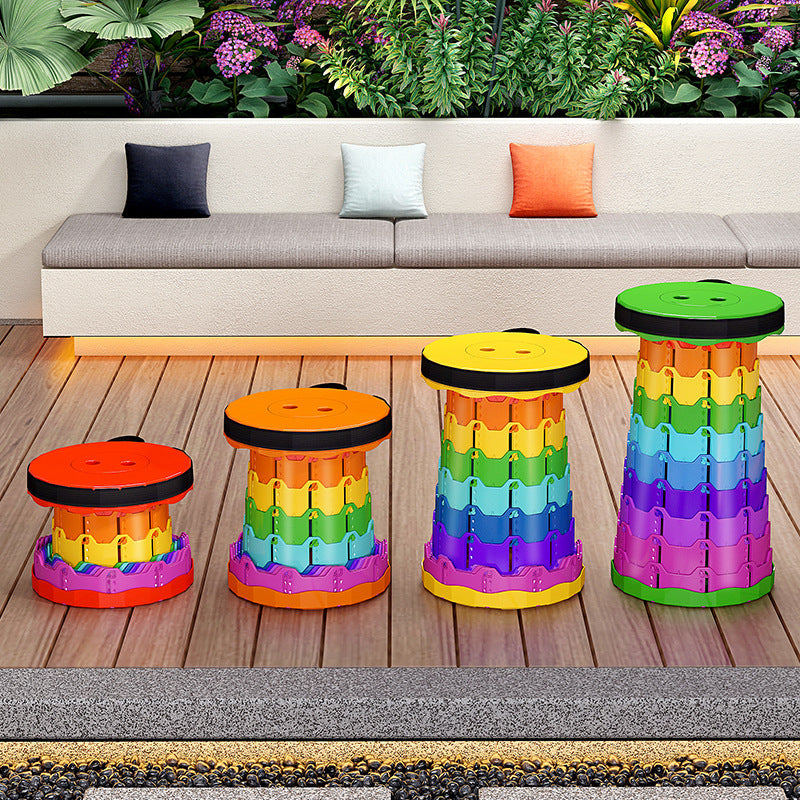 Portable Retractable Folding Stool – Lightweight & Durable