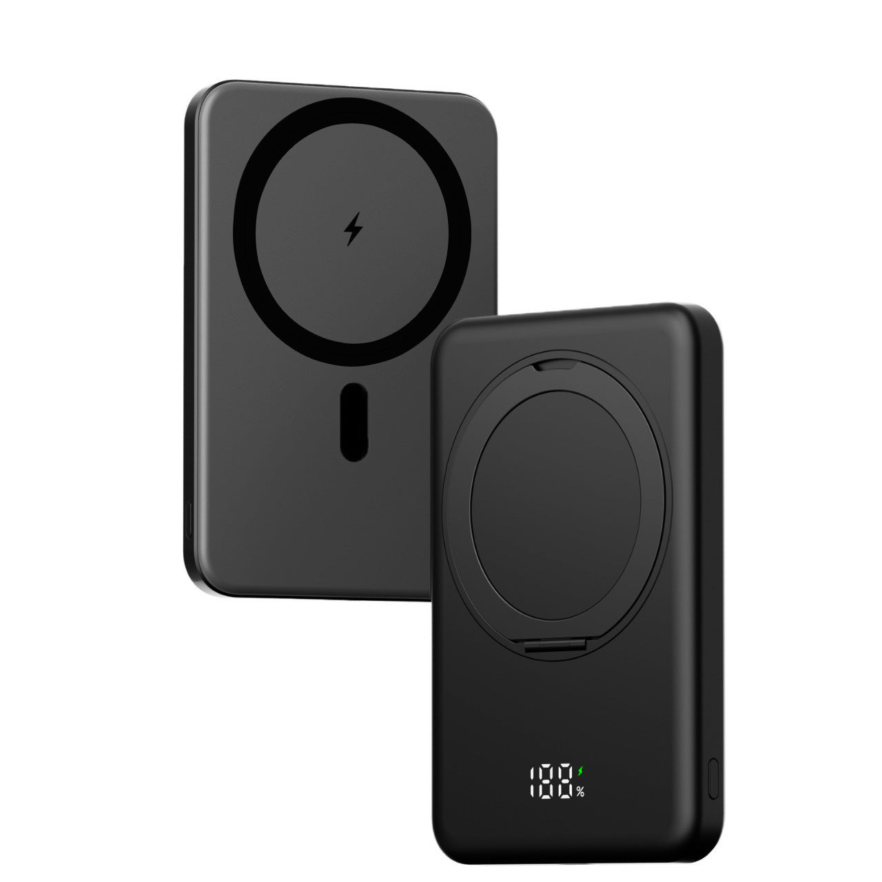 Magnetic Wireless Power Bank – 10,000mAh Fast Charging Portable Charger with Stand