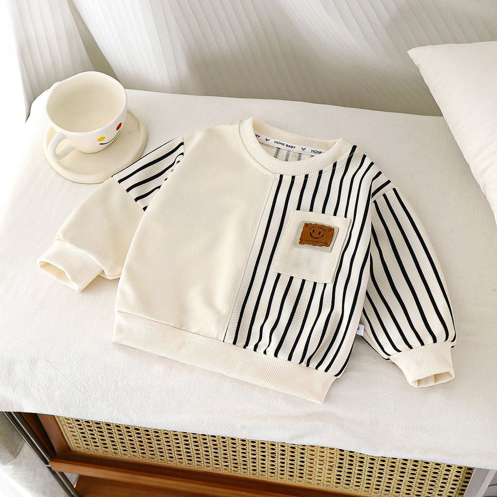 Kids Contrast Color Two-Piece Set