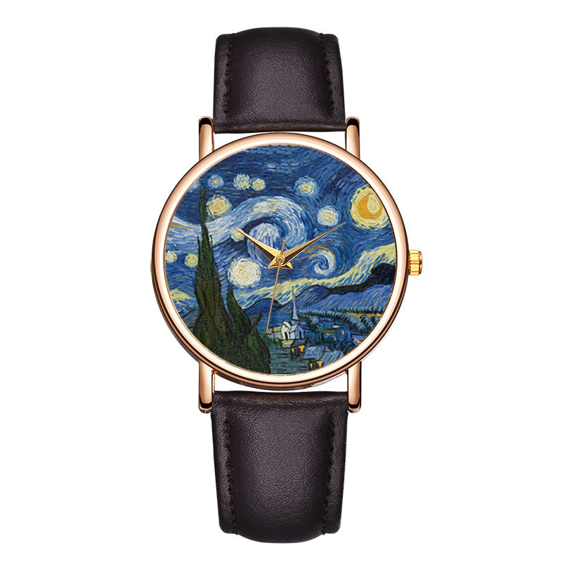 Artistic Impressionist Watch – Lightweight Quartz Fashion Timepiece