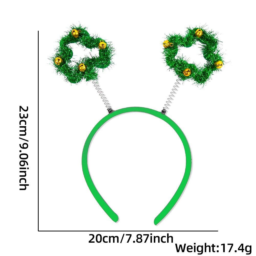 St. Patrick's Day Hairband - Festive Clover & Rainbow Party Headband