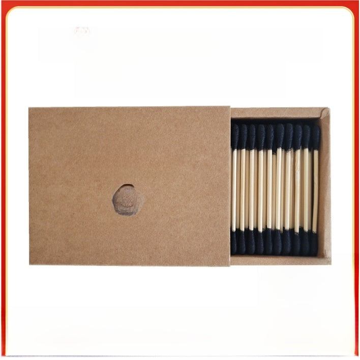 Double-Head Cotton Swabs – Disposable Makeup & Cleaning Applicators (200 Pack)